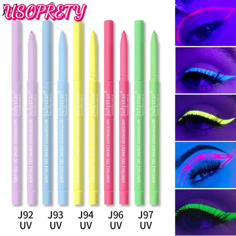 

Cosmetics Uv Fluorescent Eyeliner Gel Pen Eyes Makeup Face Eyes Drawing Pen Colorful Eyeliner Pencil 8 Colors