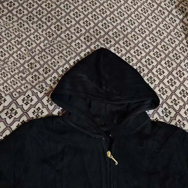 Женский велюровый спортивный костюм толстовка с капюшоном и брюки-карандаш