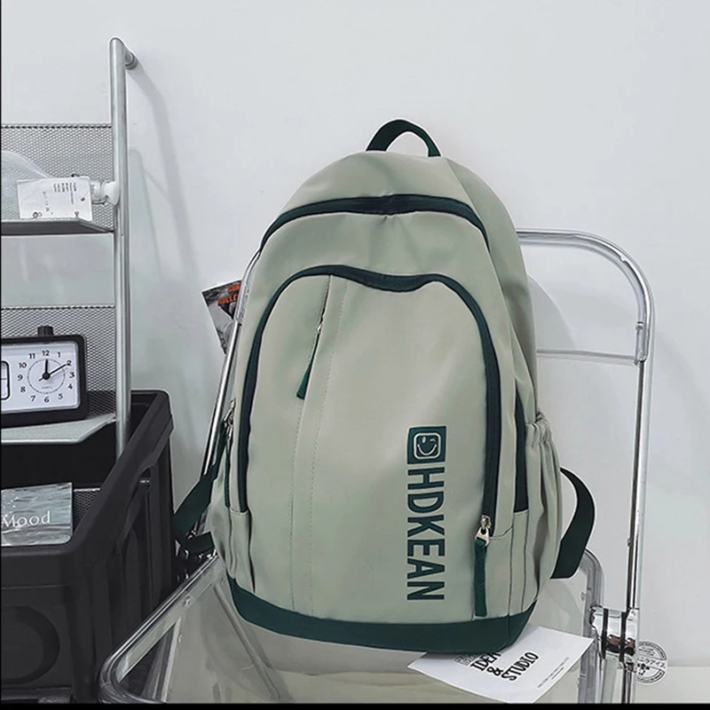 

College Student High School Backpack for Teen Boys Girls SchoolBag Women Bookbag Casual Korean Campus Bagpack