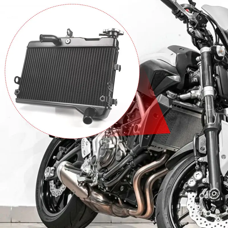 Алюминиевый радиатор охлаждения для мотоциклов Yamaha MT-07 2015-2023, FZ07 2015-2017, XSR700 2018-2023 (art.: 3920d4e67d43a) - 3920d4e67d43a
