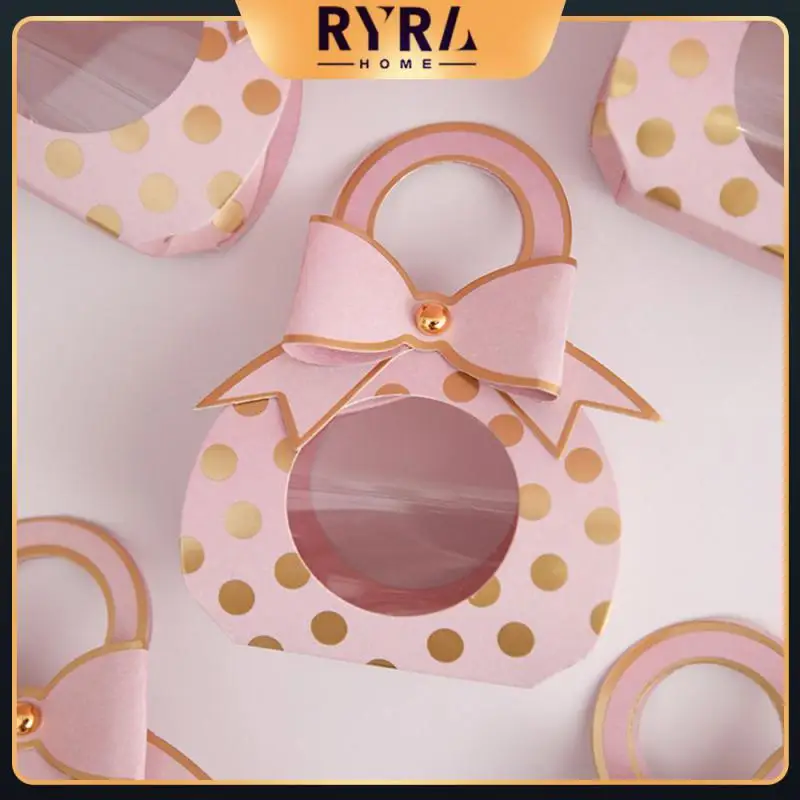 

High Quality Candy Bags For Festival Party Wedding Handled Candy Box New Cute Party Accessories 1pc Gift Box Diy Sugar Box