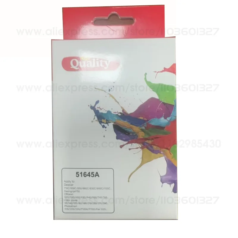 Import New 45 Black Ink Cartridge 51645 51645A Replacement For HP 710C 870CXI 830C 880C 890C 895CXI 930C 950C Printer