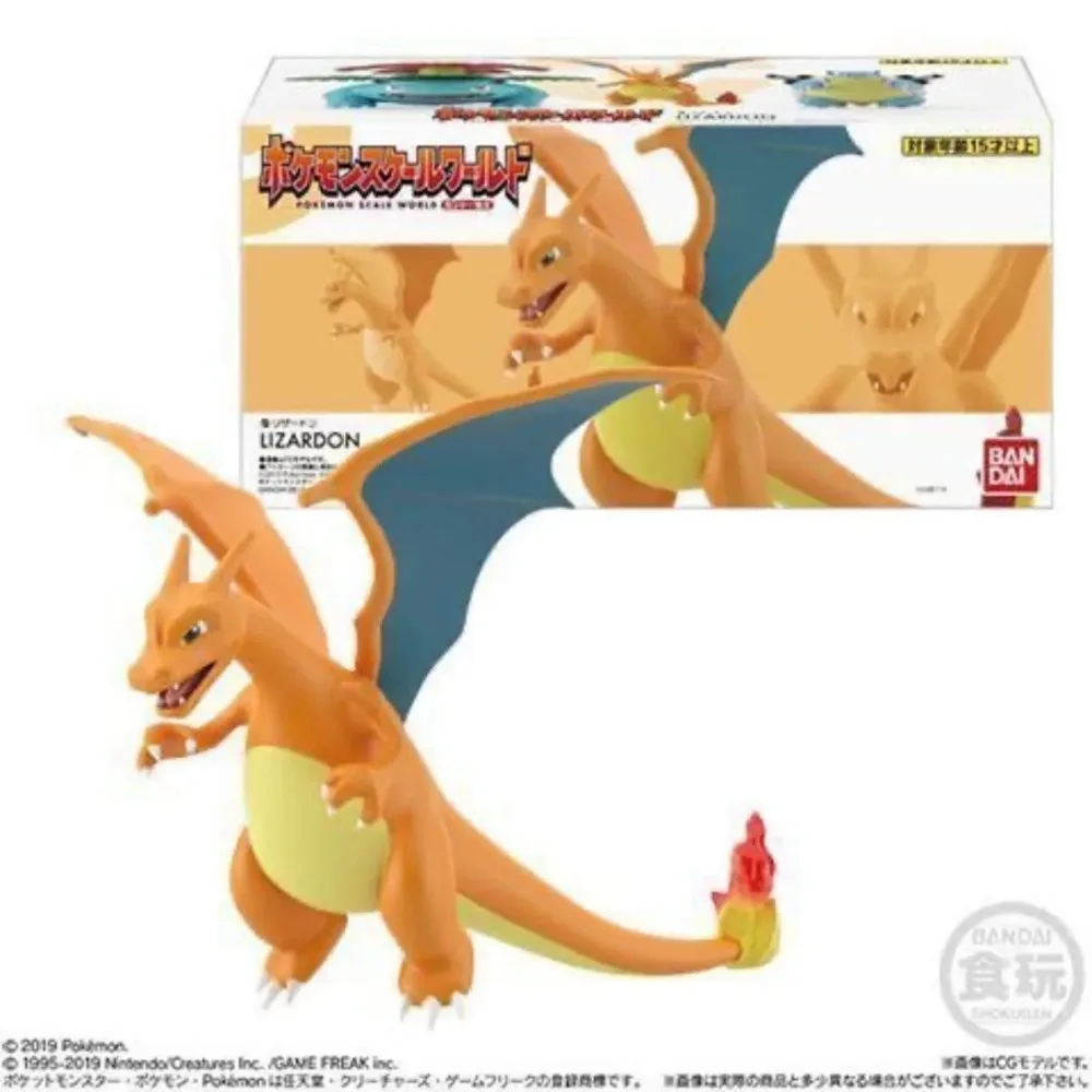 Фото Коллекционные фигурки Bandai Candy Pokemon Scale World: регион Канто, профессор Оук, Чаризард, Бластойз, Венузавр. Аниме-модели, игрушки, подарки. №4