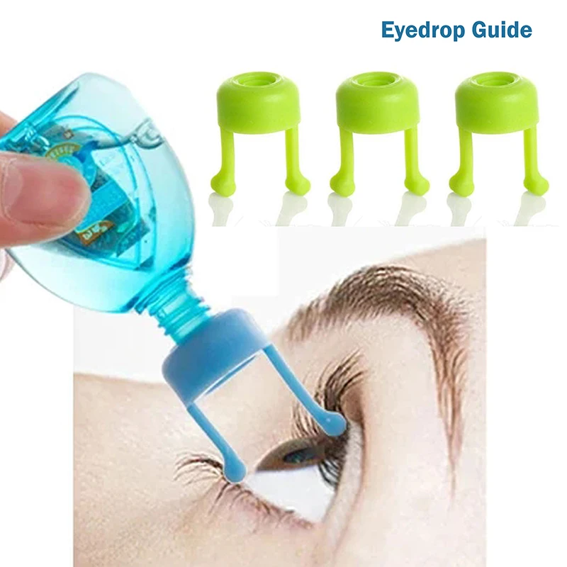 

1/3/5Pcs Portable Eyedrop Guide Aid Help Applicator Eye Drop Bottle Auxiliary Bracket Safety Hygiene Eye Care Tool Accessories