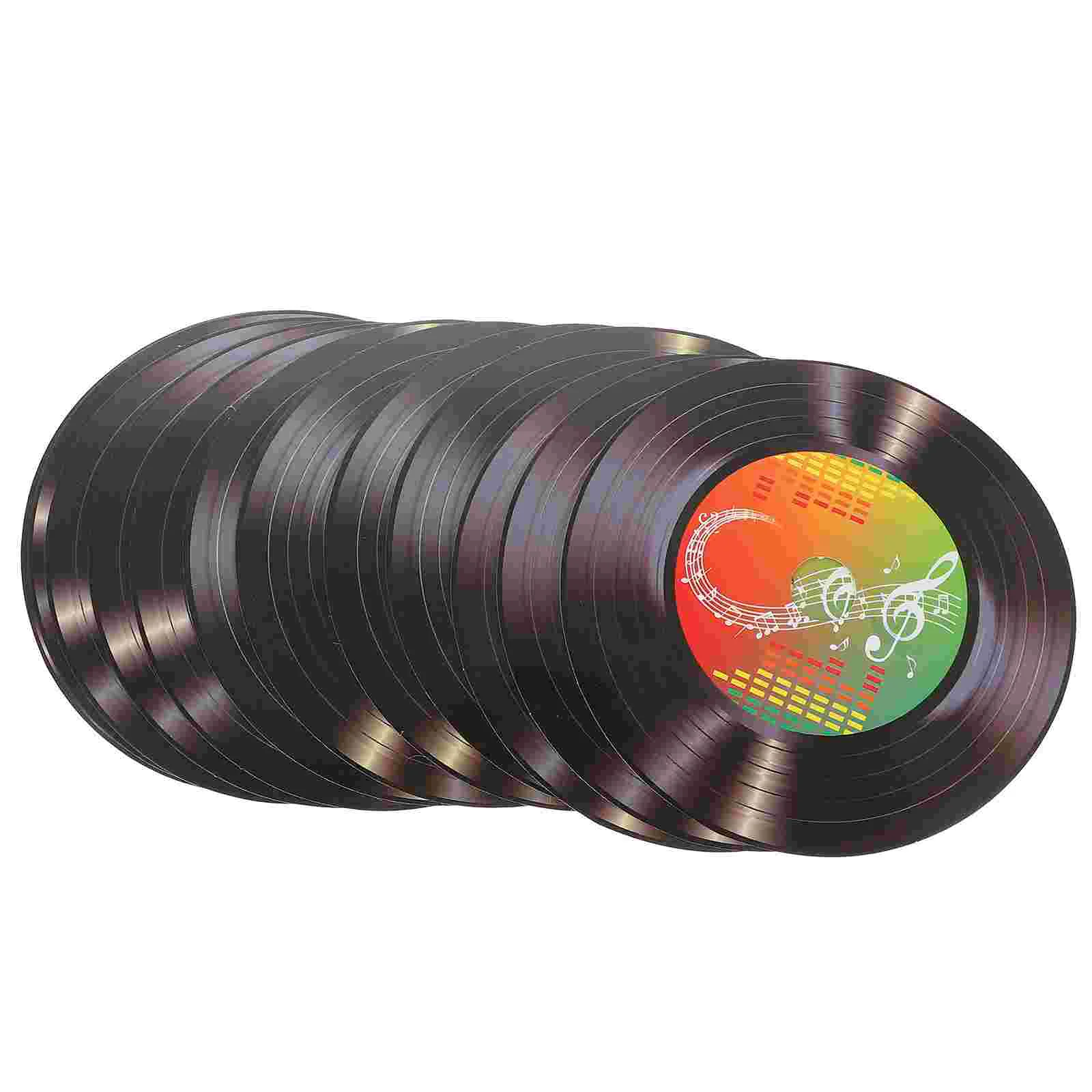 Vinyl Record Decoration Decorative Records Shop Wall Cds For Aesthetic Disco Interior Adornments