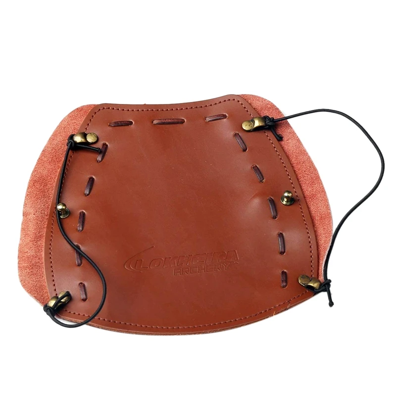 

Archery Arm Guard Cowhide Leather Archery Bracer Protector for Recurve Compound Long Hunting