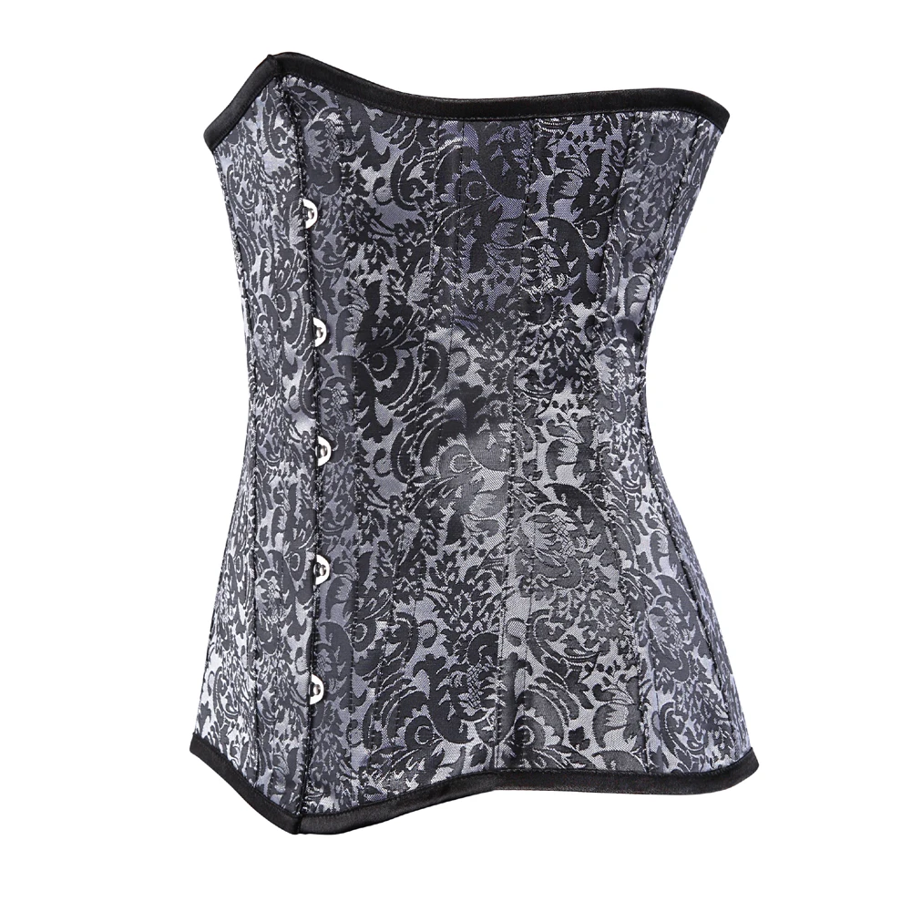 Женский жаккардовый корсет под грудь сексуальный на талию в готическом стиле