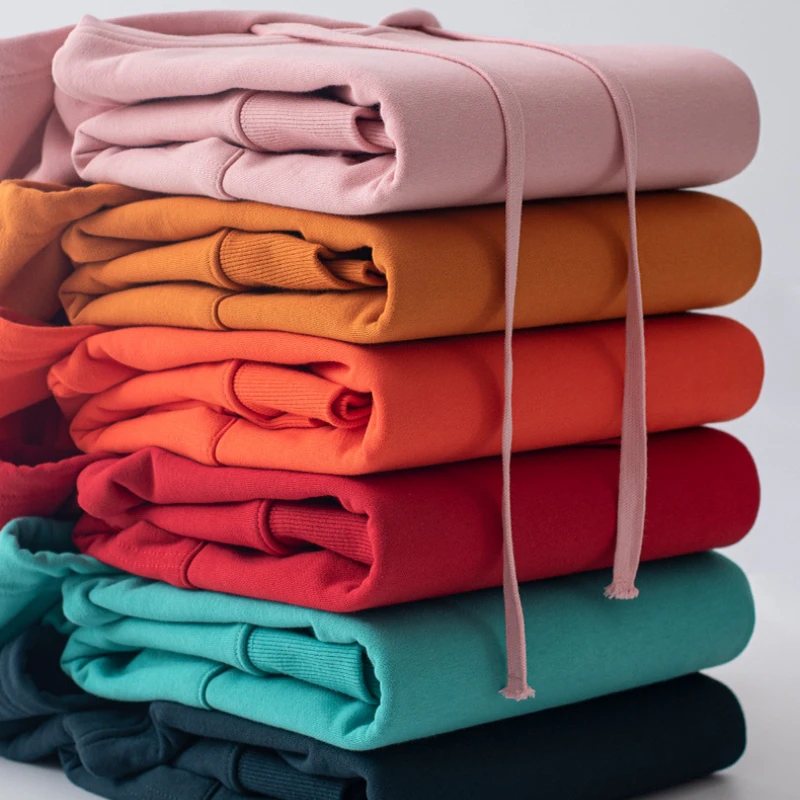 

Autumn and Wint Fashion Oversized Hoodie Plush Sweater High Quality Cotton Solid Color Fashion Brand Version for Men and Women