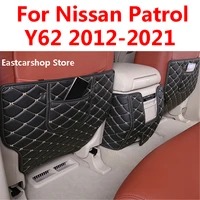 for nissan patrol y62 2022 2021 2020 2019 car rear seat anti kick pad seat cover back armrest protection mat 2018 2017 2011 2016