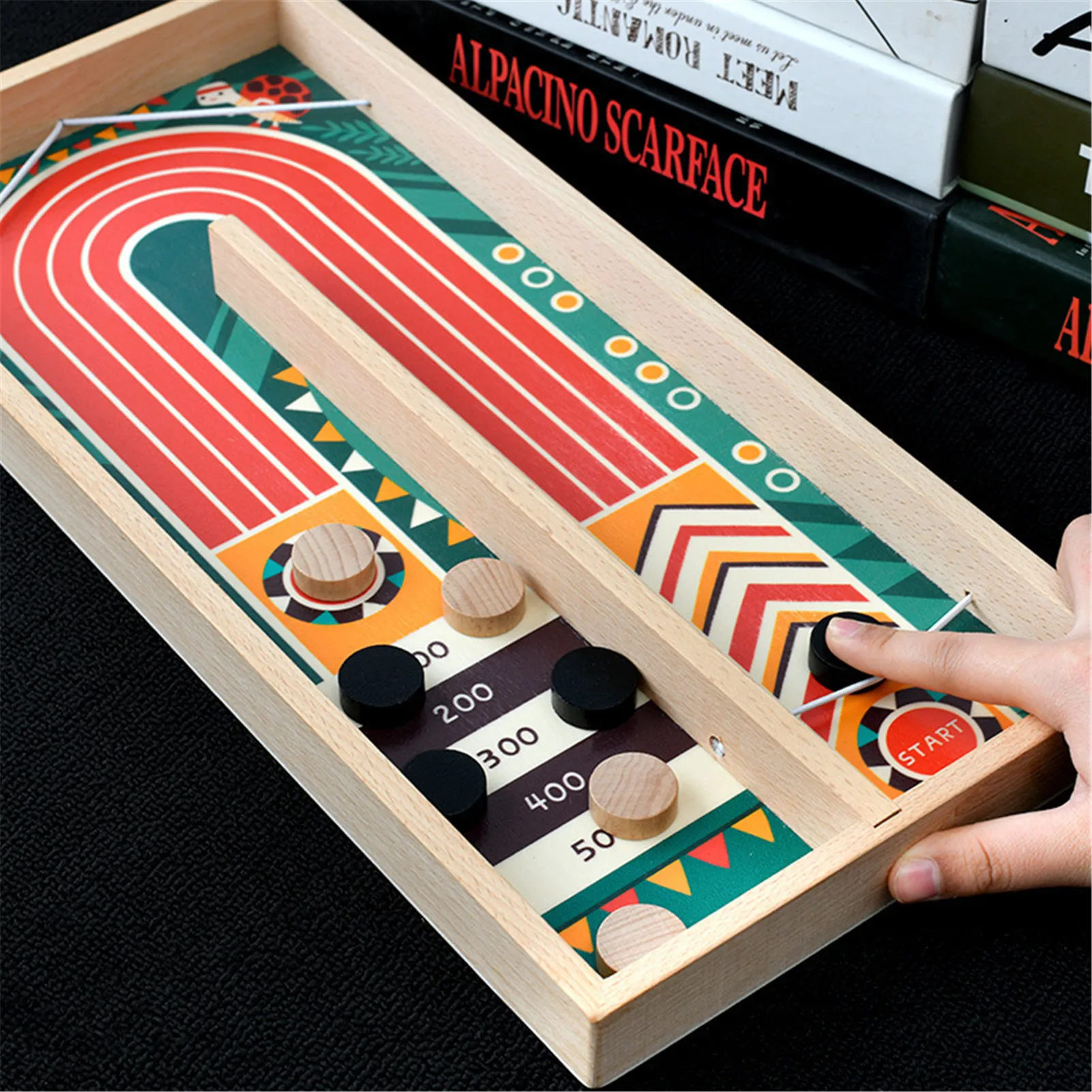 

Family Gathering Table Game Catapult Parent-Child Interaction Childre's Bouncing Board Game Puzzle Education Interactive Toys