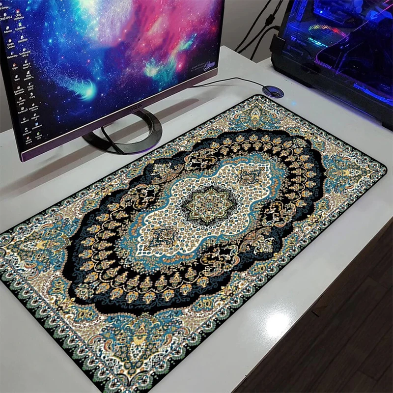 

Persian Carpet Cute Cartoon Mouse Pad Custom Desk Mat Gaming Accessories Mousepad Carpet CS GO Gamers Decoracion Tapis De Souris