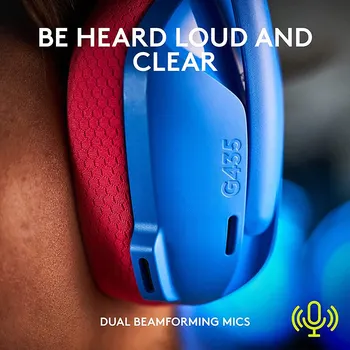 Logitech G435 LIGHTSPEED Bluetooth Wireless Gaming Headset Surround Sound Headset Over-Ear 5