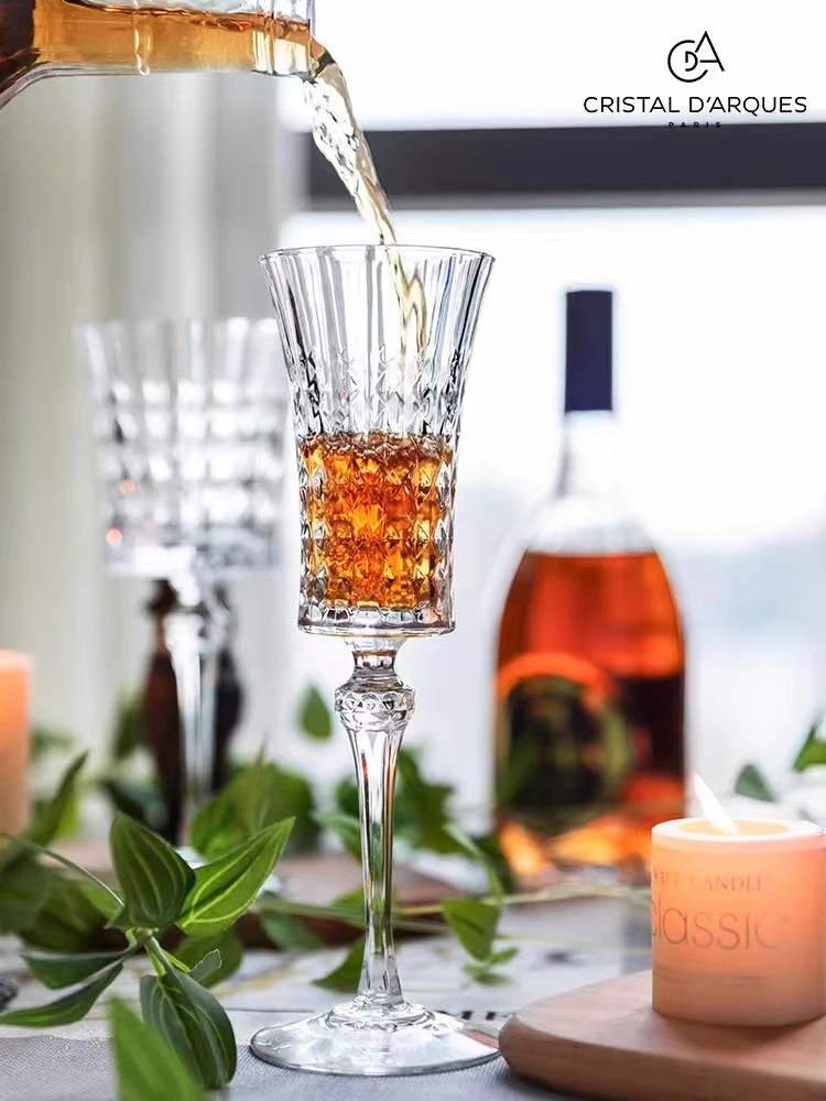 

Lead free crystal glass Vintage grape wine glass goblet household champagne glass whisky glass / wine glass