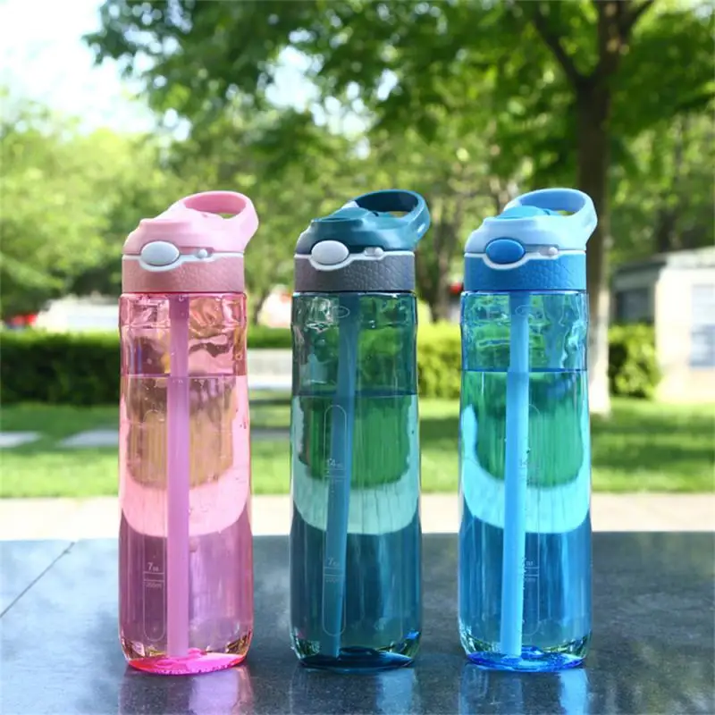 

Drop-resistant Water Cup One Click Opening Convenient To Carry Durable Easy Drinking Cup Utensils 800ml Water Cup Plastic Cup