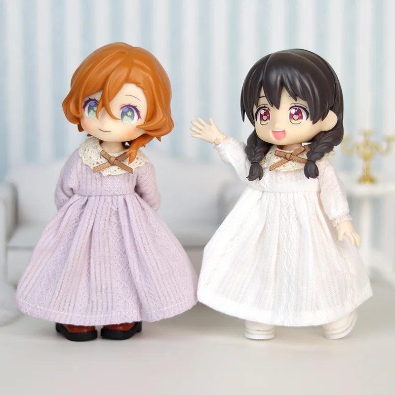 

New Arrival Ob11 Doll clothes Fairy dress suit long Dress for 1/12 BJD clothes GSC molly P9 Doll Clothing Accessories