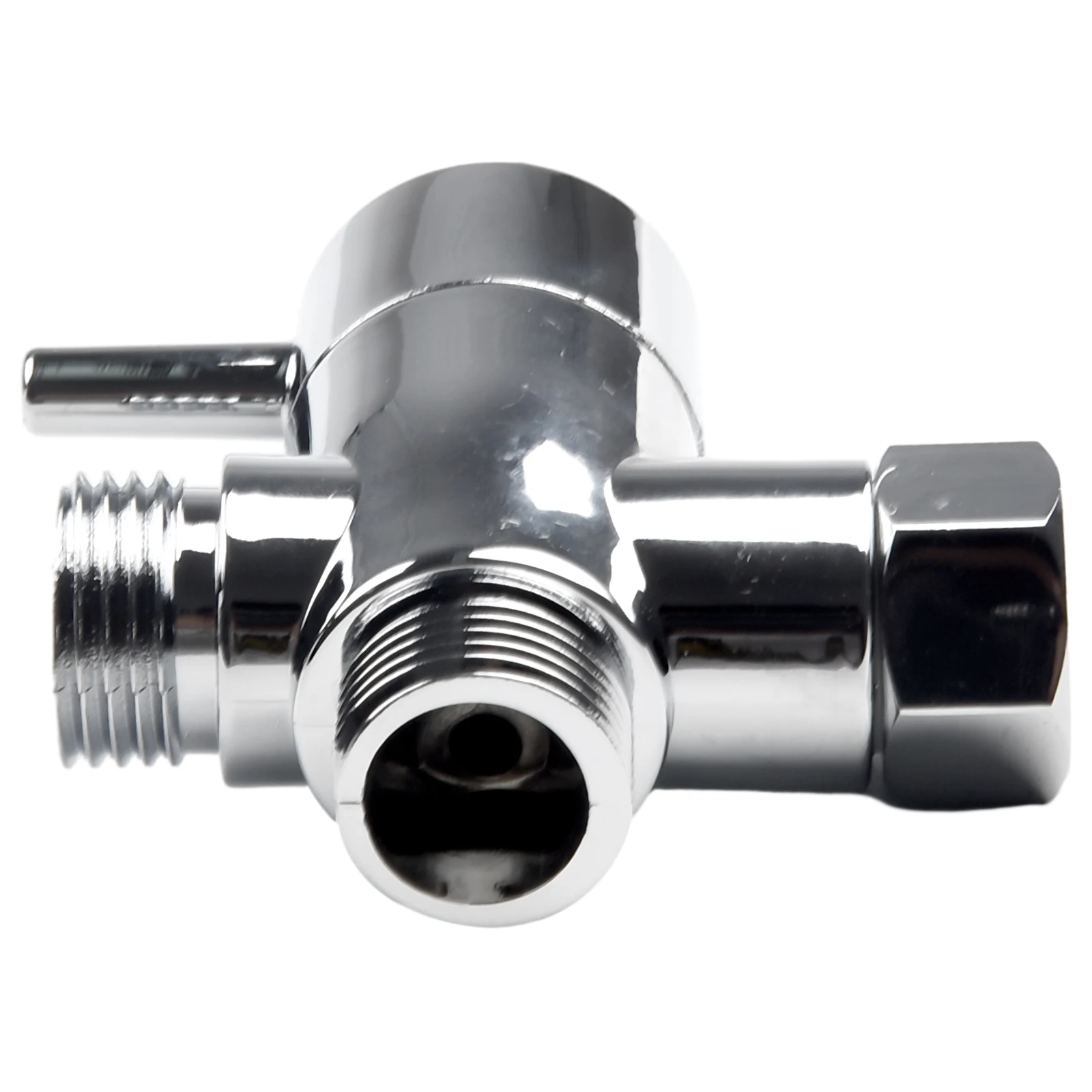 

3 Way Diverter Valve G1/2in T-adapter Converter Connector For Shower Head Sprinkler Head Bathroom Shower Tap Connector Splitter