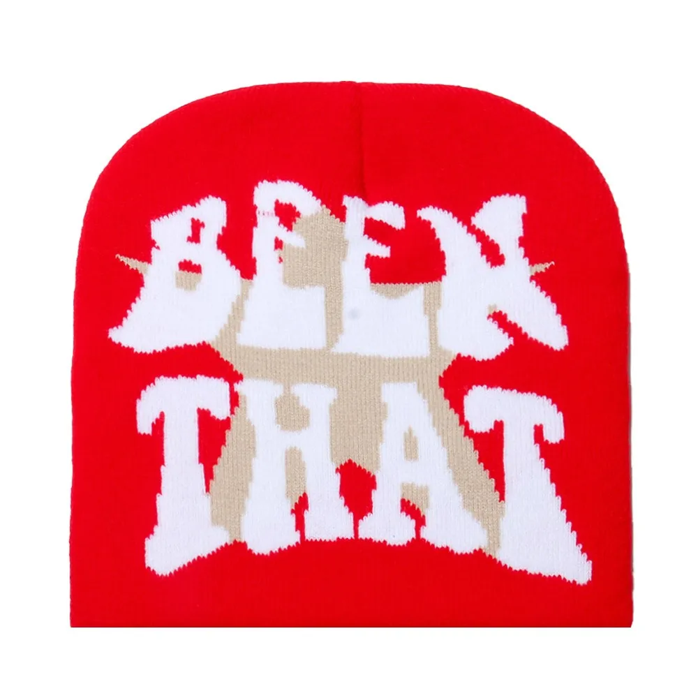 Серые женские и мужские зимние теплые шапки с надписью US Been That 2025 облегающие