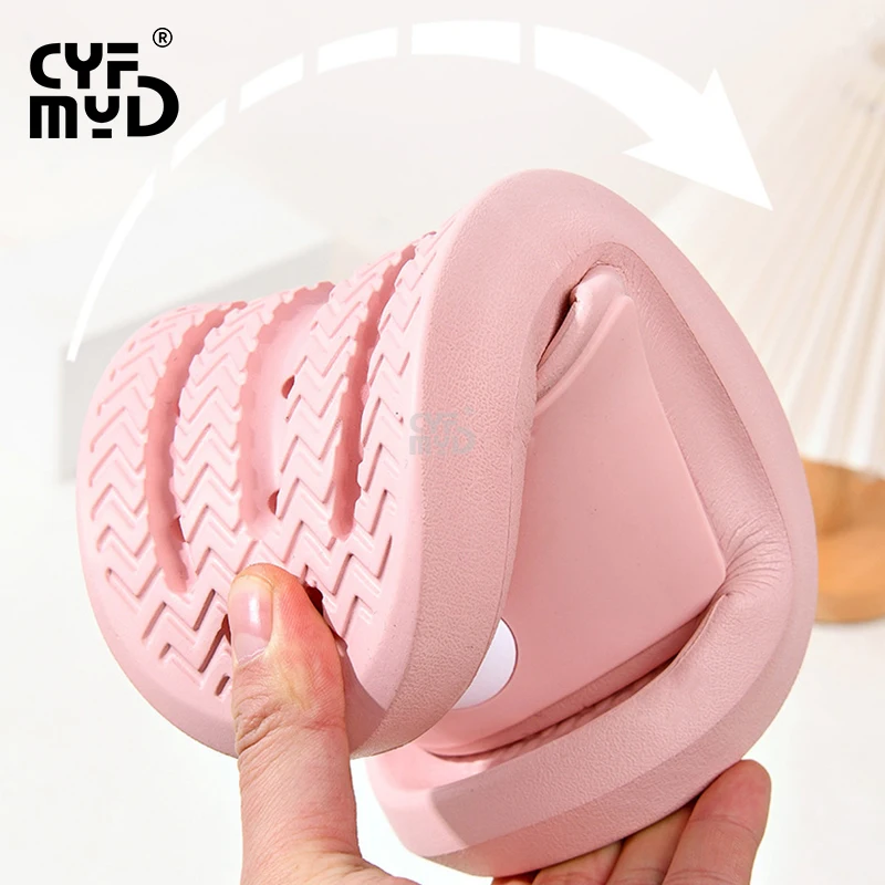 Women's Home Slippers Flat Cartoon Cute Bear Slides Indoor 2023 Summer Shoes for Woman Comfortable Non-slip EVA Slipper Bathroom