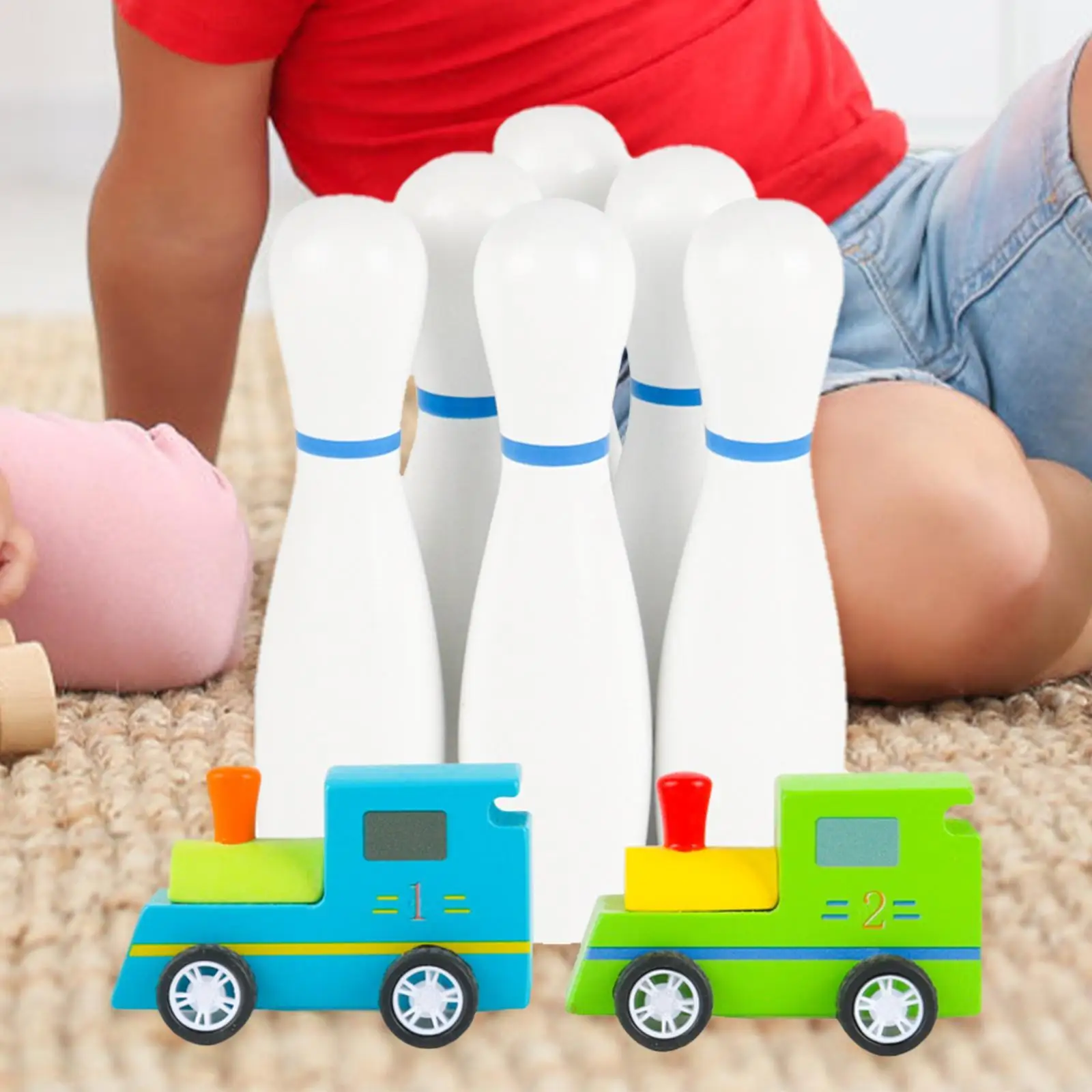 Игровой набор для боулинга интерактивная игрушка родителей и детей многоразовые