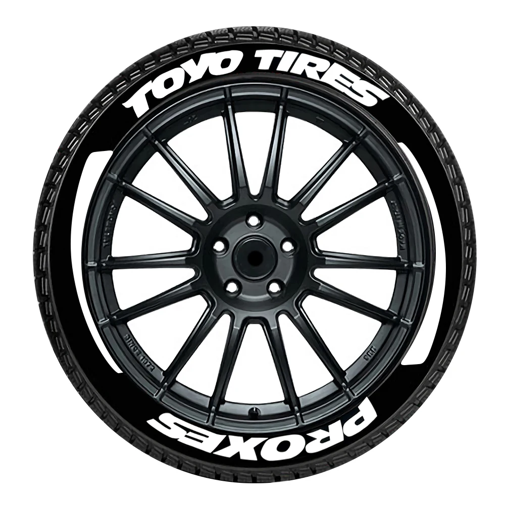 3D резиновые наклейки на колесо мотоцикла с надписью для YAMAHA Honda Suzuki Kawasaki TRIUMPH Harley