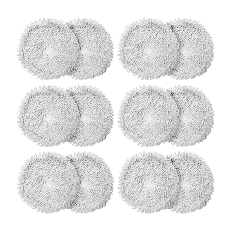 

12Pcs Washable Mop Cloth Self Cleaning Replacement For Xiaomi Dreame W10 Robot Vacuum Cleaner Spare Parts Accessories