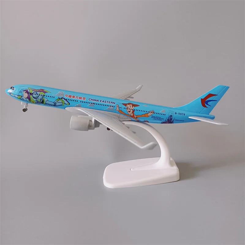 20cm Alloy Metal Air China Eastern Airlines Airbus 330 A330 Cartoon Airplane Model Diecast Plane Model Aircraft with Wheels