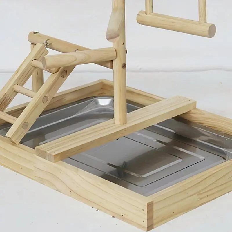 Птичья клетка игровая площадка натуральное дерево игрушки для птиц птичий окунь