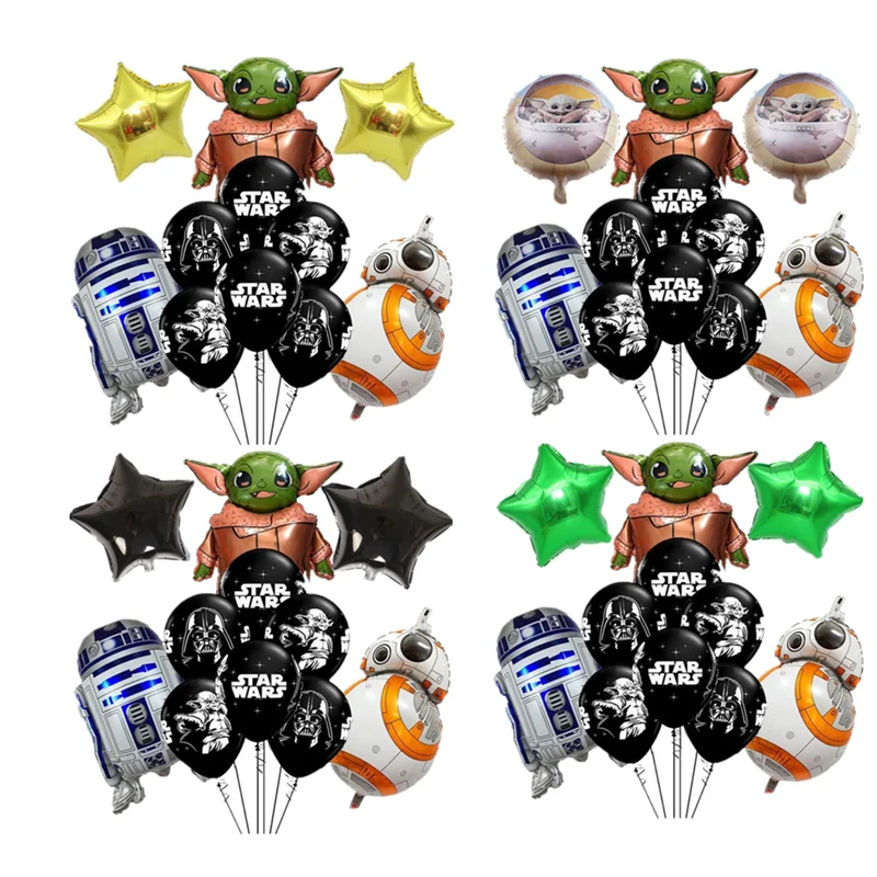 11 шт. Детский набор воздушных шаров из алюминиевой пленки Звездные войны |