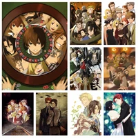 baccano anime wall art images diamond painting japanese cartoon cross stitch kits embroidery picture mosaic craft bedroom decor