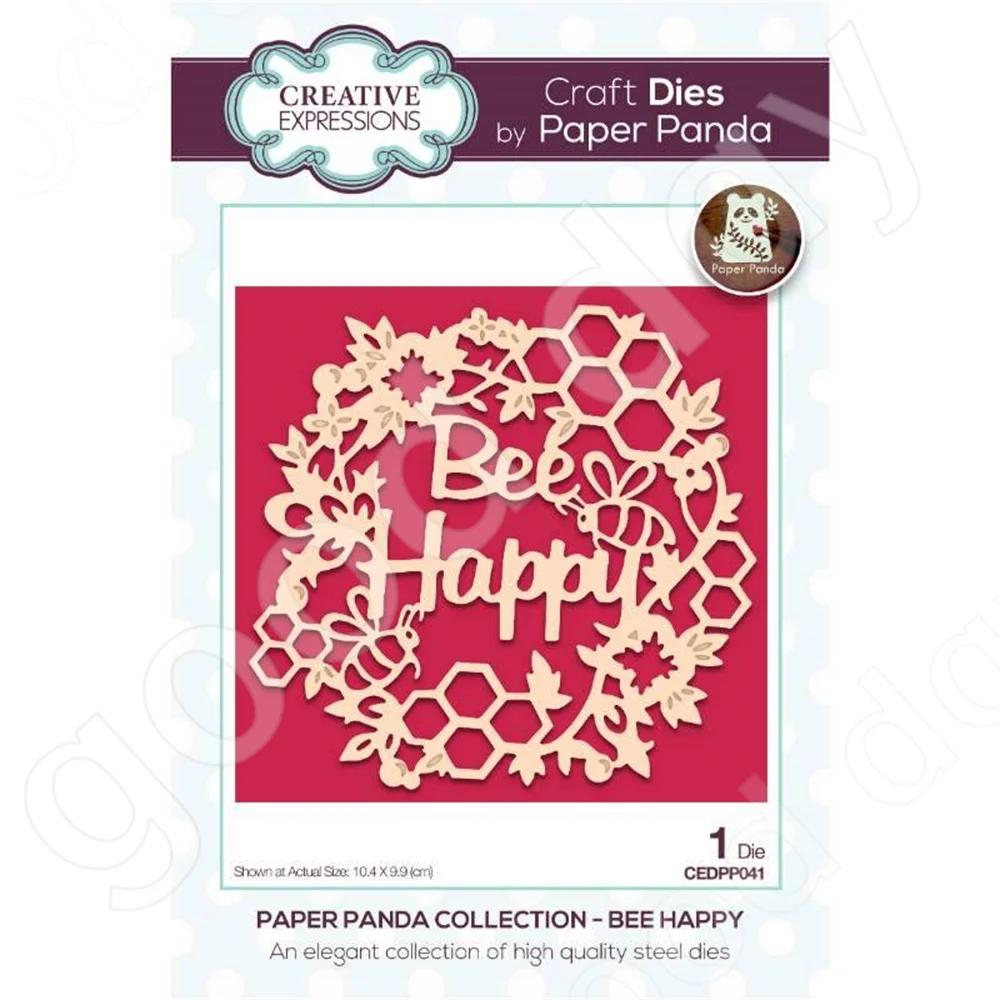

2022 Arrival New Bee Happy Craft Dies Set Used for Scrapbook Diary Decoration Embossing Template Diy Greeting Card Handmade