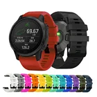 Ремешок силиконовый для наручных часов Garmin Fenix 6 6X Pro 5X 5 Plus 3HR Fenix 7X 7 Forerunner 935 945