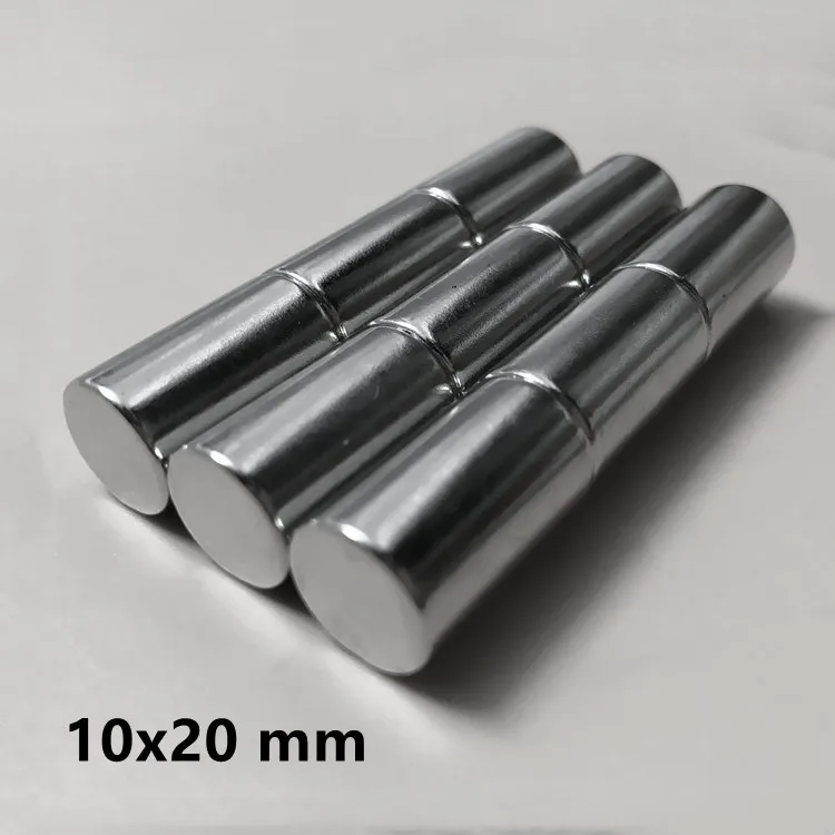 Мощные магниты 10x20 толстые Постоянные неодимовые Круглые мм 2/5/10/20/30 шт.
