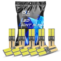 dxz 210pcs w5w t10 led bulbs canbus 24 smd 12v 194 168 car interior dome reading license plate parking lights auto signal lamp