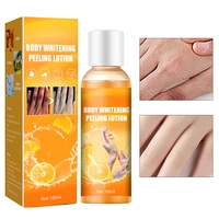 1 set 100ml body whitening peeling lotion cream skin brightening lightening remove deak skin for women men skin care product