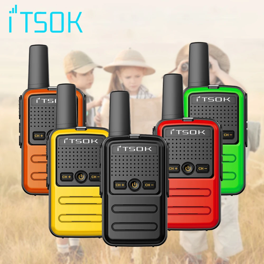 2pcs Mini Toy 1~5 Km UHF Gift Two Way Transceiver 1S 2S  Tablet Colorful Fuselage New Kids Talki Walki Walkie Talkie Radio