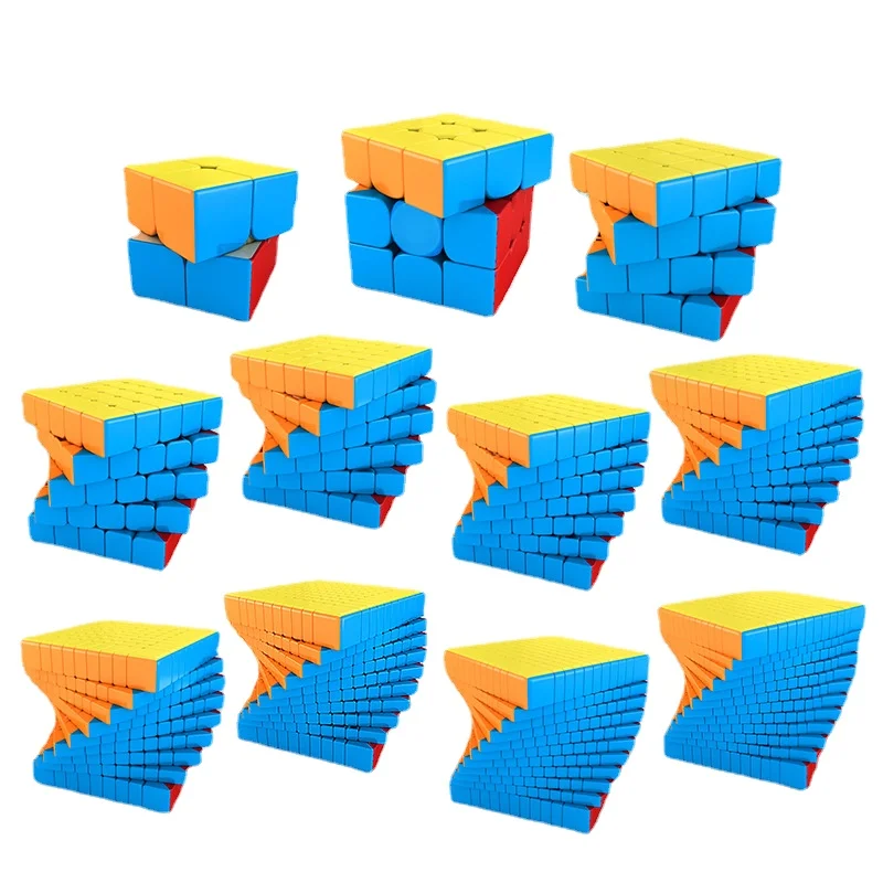 

MoYu Meilong Magic Cube stickerless 2x2 3x3 4x4 5x5 6x6 7x7 8x8 9x9 10x10 11x11 12x12 Megaminx Speed Puzzle Cubes Toys
