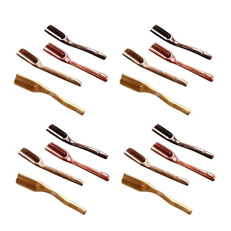 

Tea Accessories Chinese Kongfu Wooden Bamboo Retro Style Natural Tea Scoop Delicate Spoon Portable Bamboo Teaspoon