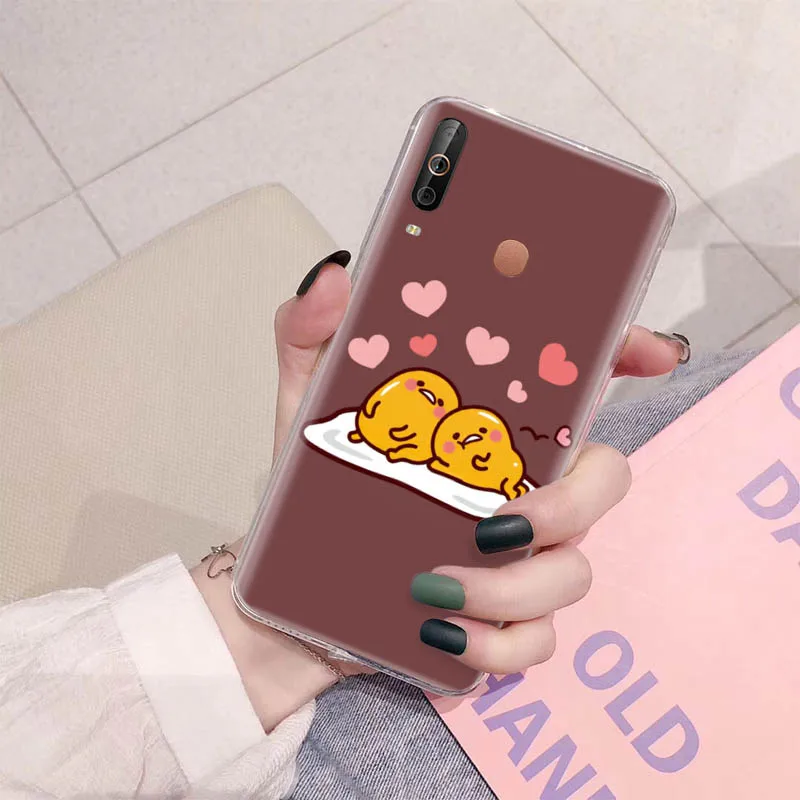 B-8 Gudetama TPU чехол для Tecno Camon 15 16 17 18 19 Pro Premier 17P 18i 18T 18P POP 4 5 LTE 3 Pova 2 Neo