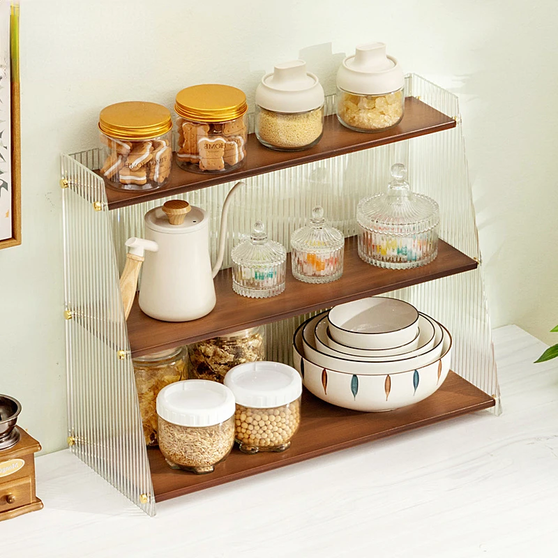 

Многофункциональная многоярусная полка для хранения приправ, шкаф для хранения посуды, товары для дома, полный кухонный шкаф-Органайзер