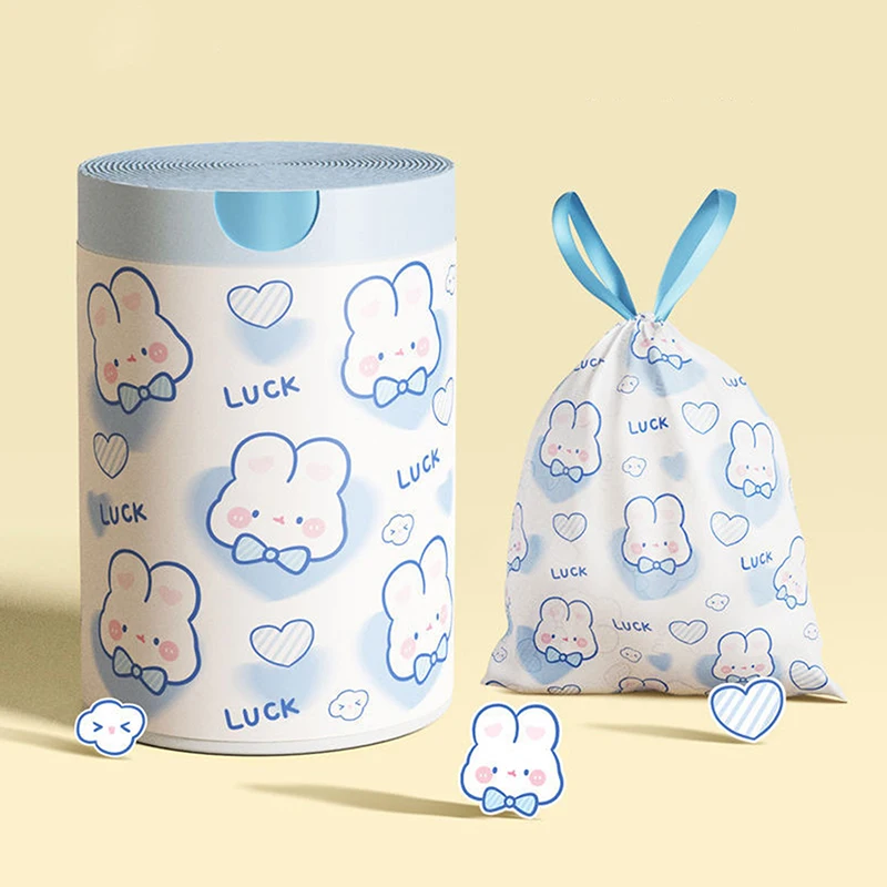 50 или 100 шт./рулон мешки для мусора на шнурке