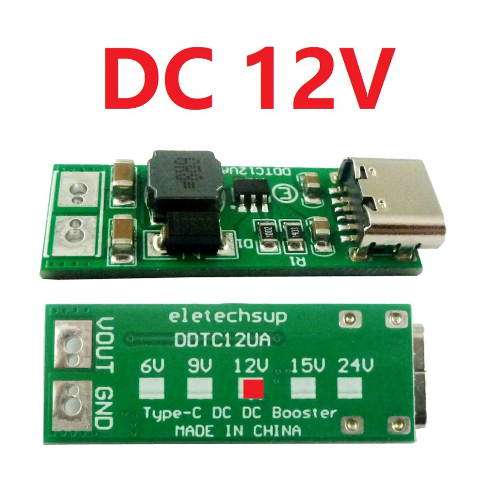 

Aideepen DDTC12UA Мини повышающий преобразователь 9Вт