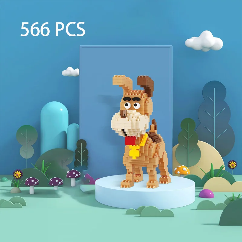 Smurfs Balody аниме мини-блоки самоблокирующиеся кирпичи строительные игрушки для