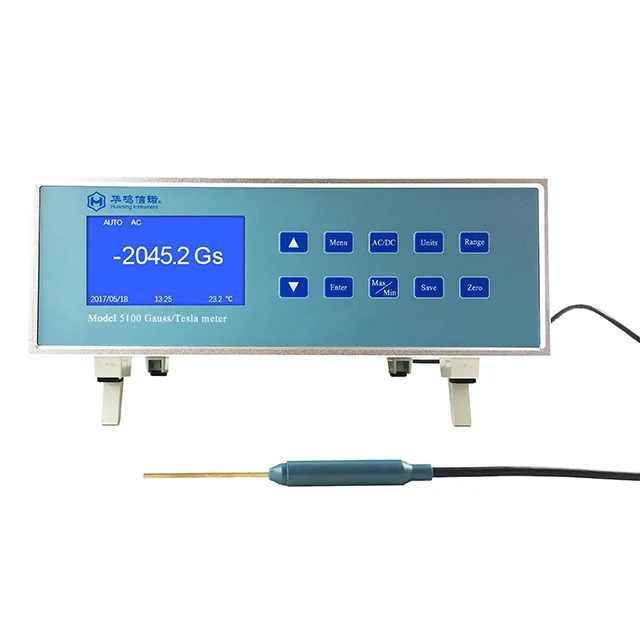 

HM-5100 AC/DC digital gaussmeter/magnetic field strength meter