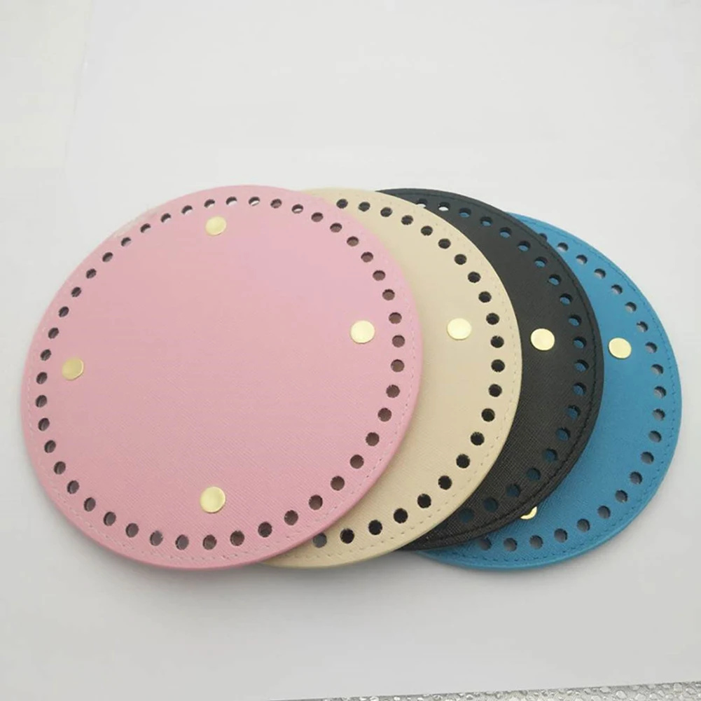 

1pcs Leather Bag Bottoms DIY Handmade Oval Round Bottom Bag Accessories for Knitting Bags Handbag Crossbody Shoulder Bags Bottom