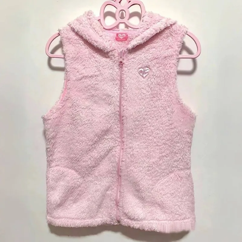 Японские плюшевые жилеты для примерочной женский длинный бархатный флисовый