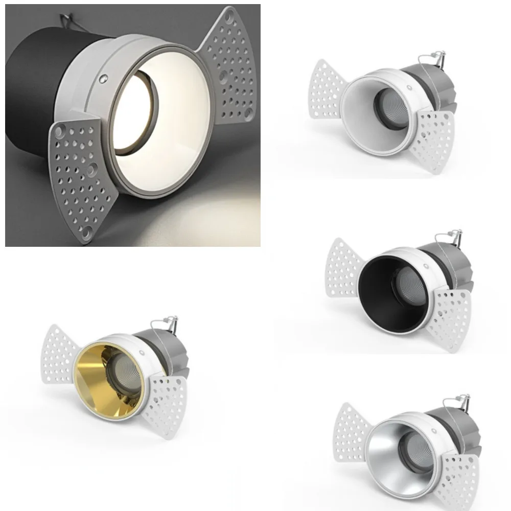 

LED Spotlight Recessed Ceiling Lamp 5W/7W/12W/20W AC85~265V For Indoor Lighting 3000/4000/6000K Deep Anti-dazzle COB Downlights