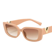 winful retro small frame cat eye sunglasses for women 2021 luxury v sun glasses men fashion jelly sunglasses with metal hinges