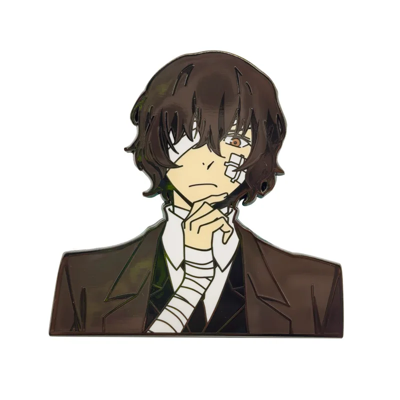 

Классические японские аниме-булавки для рюкзака, эмалированная булавка, крутые мужские и женские броши, значки в стиле манга, модные аксессуары