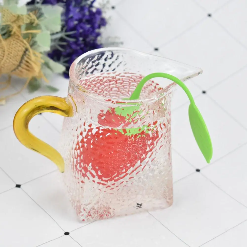 

Silicone Strawberry Tea Infuser Teapot Tool Teabag Filter Ball Kitchen Holder Tea Leaf Herbal Kettle Gadget Spice Strainer N2G4