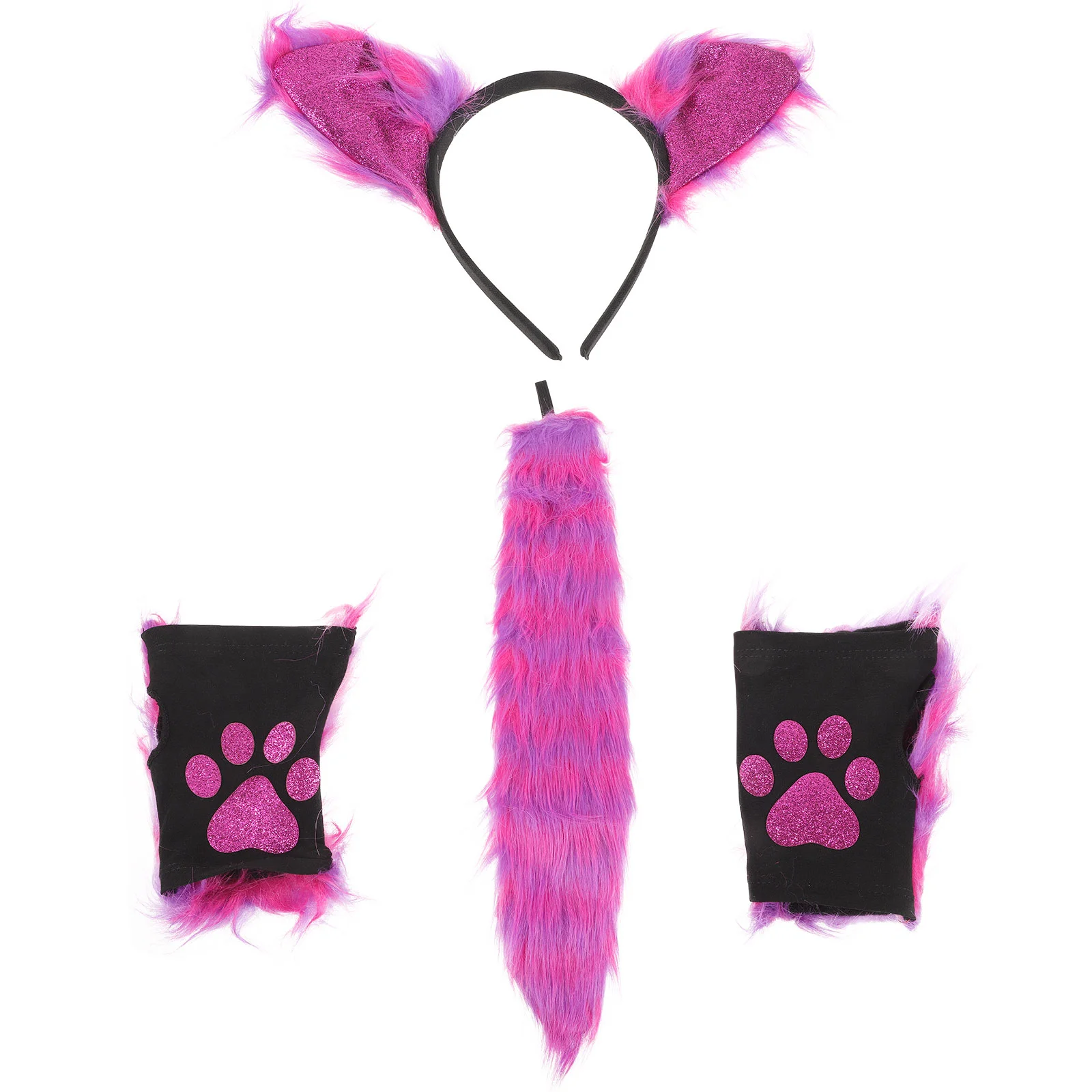 Повязка на голову с ушками животных аксессуары для волос повязка Хэллоуин